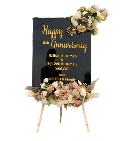 Papan Bunga Akrilik wahau